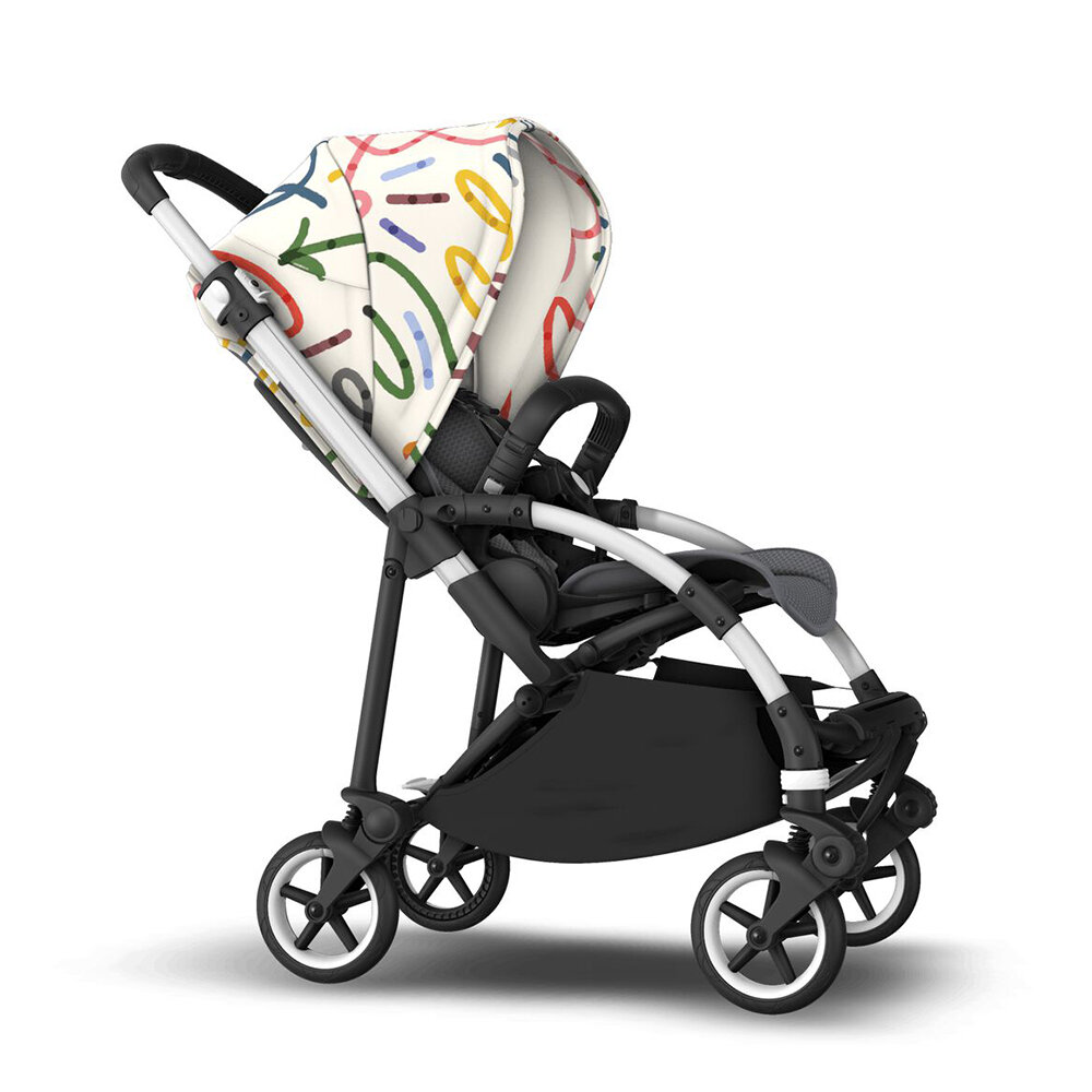 Bugaboo Bee6 base шасси Alu/Grey/Art of Discovery WHITE 500302GR01/S002873008