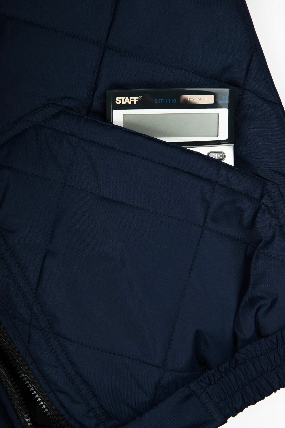 Куртка демисезонная Бомбер-Люкс (тк. Дюспо), синий (48-50; 182-188)