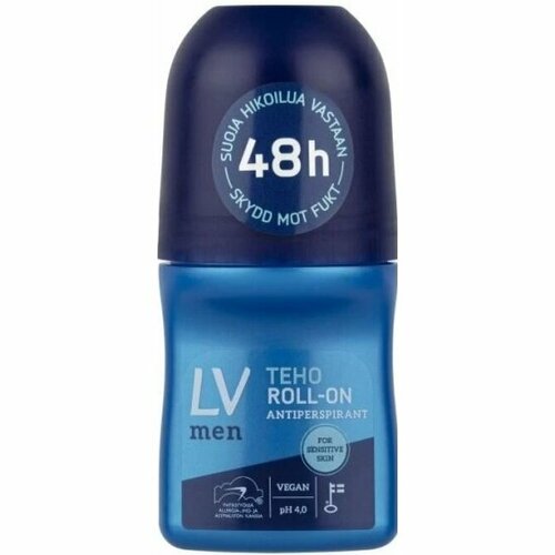 Гипоаллергенный дезодорант шариковый LV Men с защитой 48 ч, 60 мл