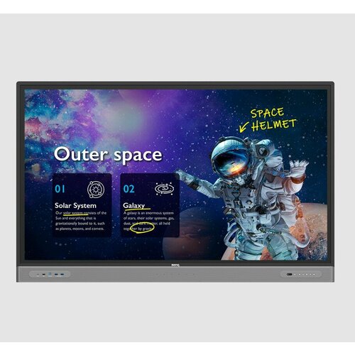 Интерактивная панель 65' BenQ LCD INCHES INTERACTIVE FLAT PANEL RM6503 black