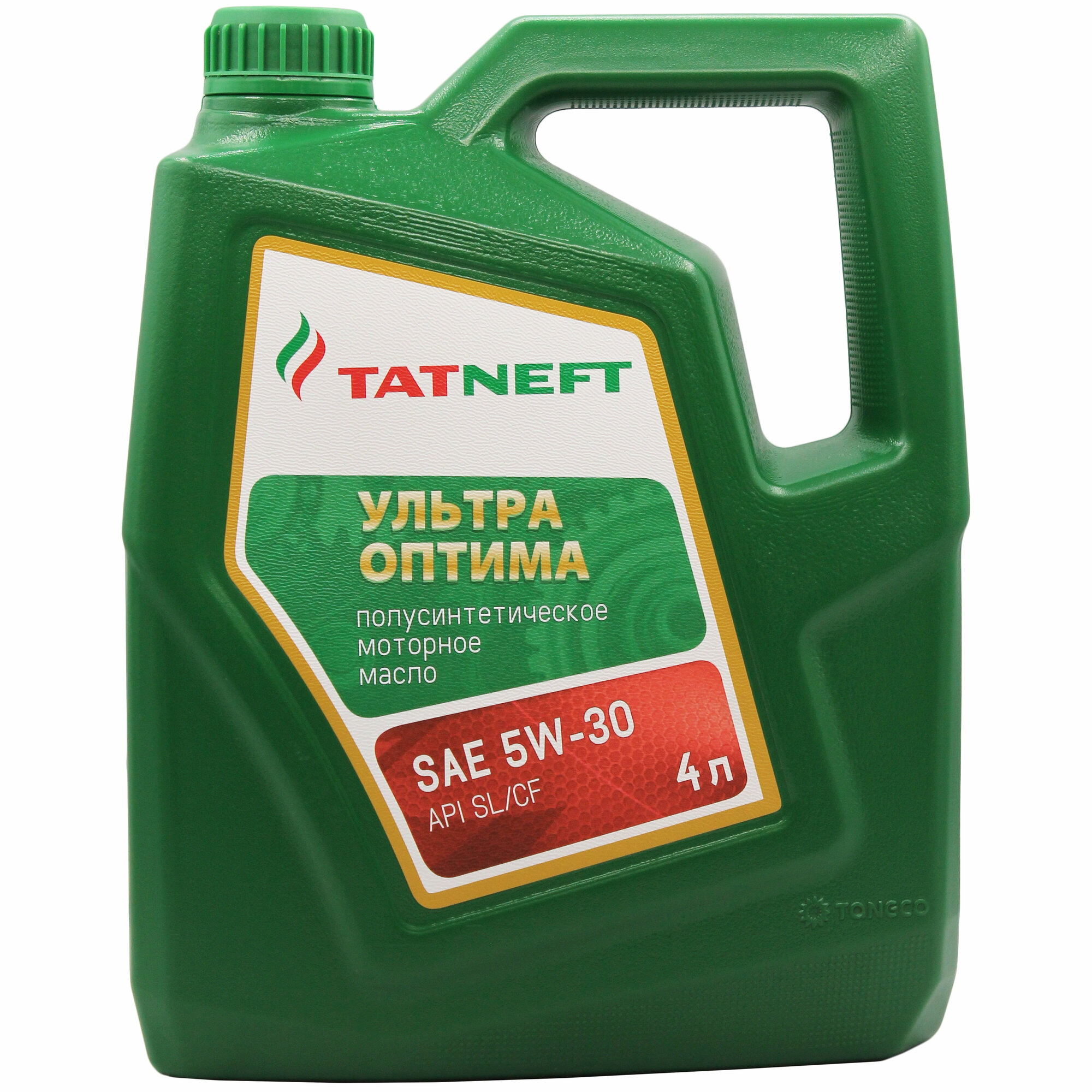 Масло Татнефть Ультра-Оптима моторное 5W30 (полусинтетика) 4л SL/CF