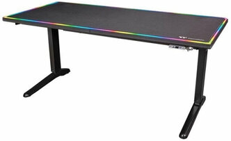 Gaming Desk Level 20 BattleStation Black, Electric,RGB, none Black, Electric,RGB, none