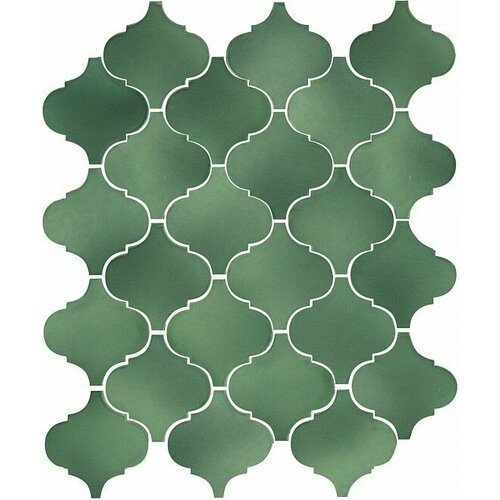 Керамическая плитка KERAMA MARAZZI 65008 Арабески Майолика зеленый. Настенная плитка (26x30) (цена за 3.54 м2)