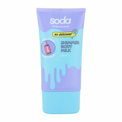 SODA Сияющее молочко для тела takeitcomfy LIME COLA 150 мл 399₽