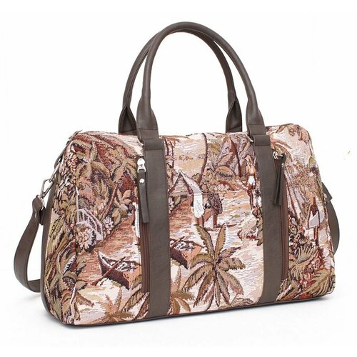 Сумка  HK05-152BALI-1, 43х32, коричневый