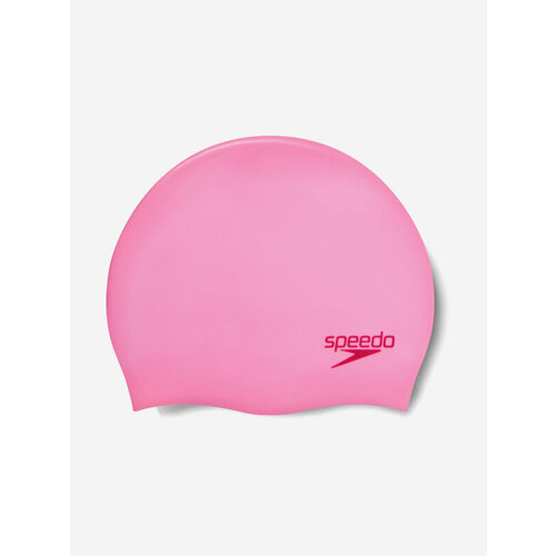 фото Шапочка для плавания детская speedo plain moulded silicone junior, pink