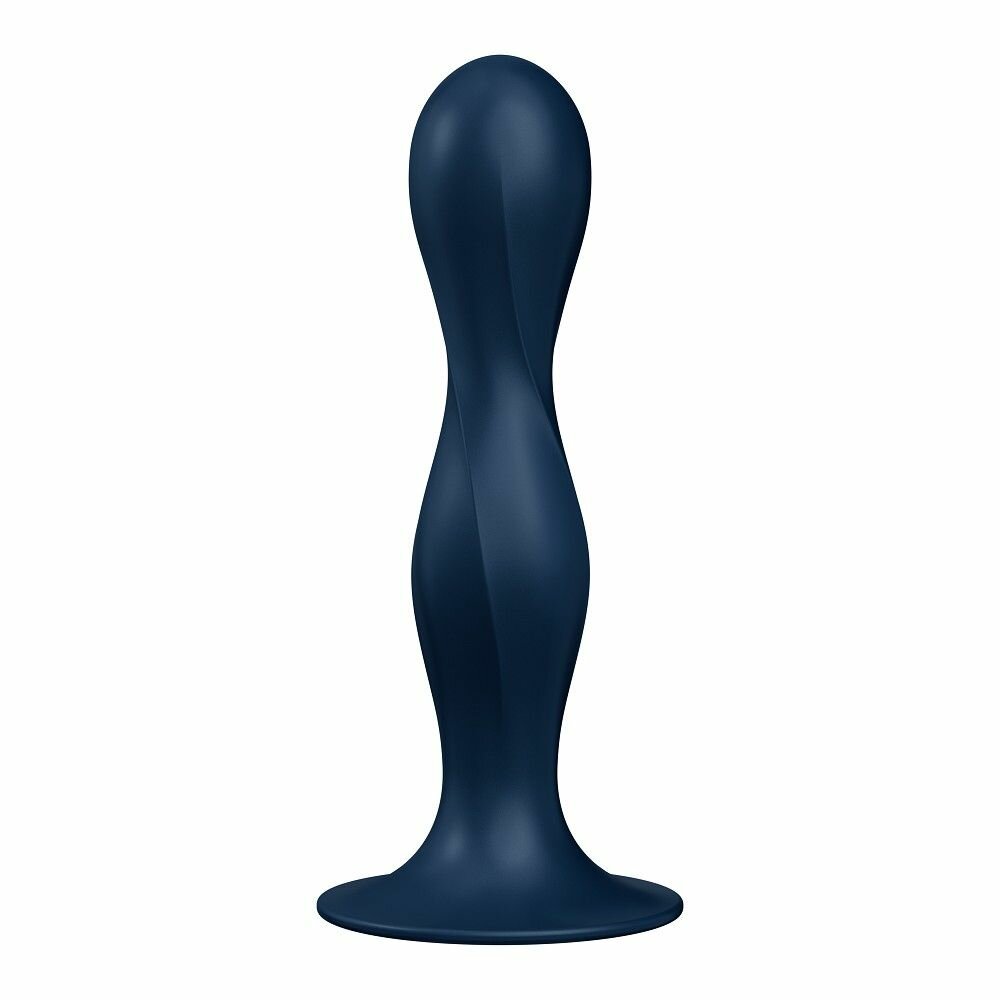 Фаллоимитатор Satisfyer Double Ball-R, темно-синий