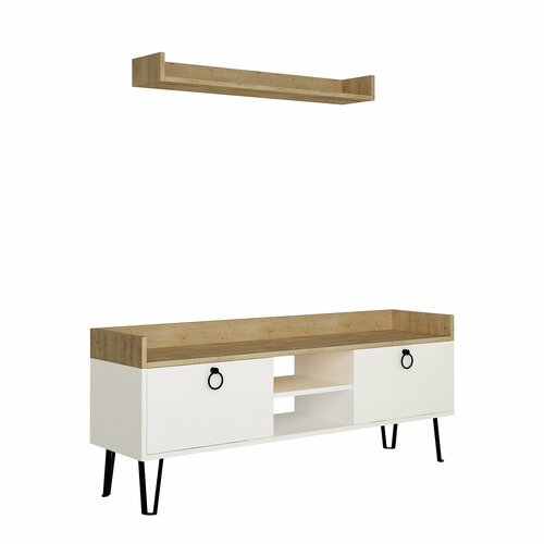 ТВ LaRedoute ТВ тумба KEDAY TV STAND WHITE единый размер белый