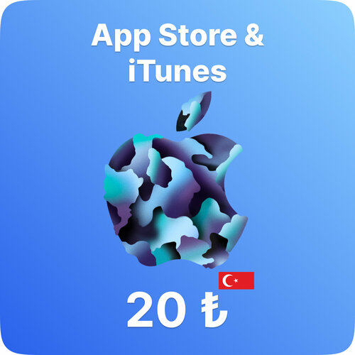 Подарочная карта App Store iTunes 20 TL Турция 14900₽