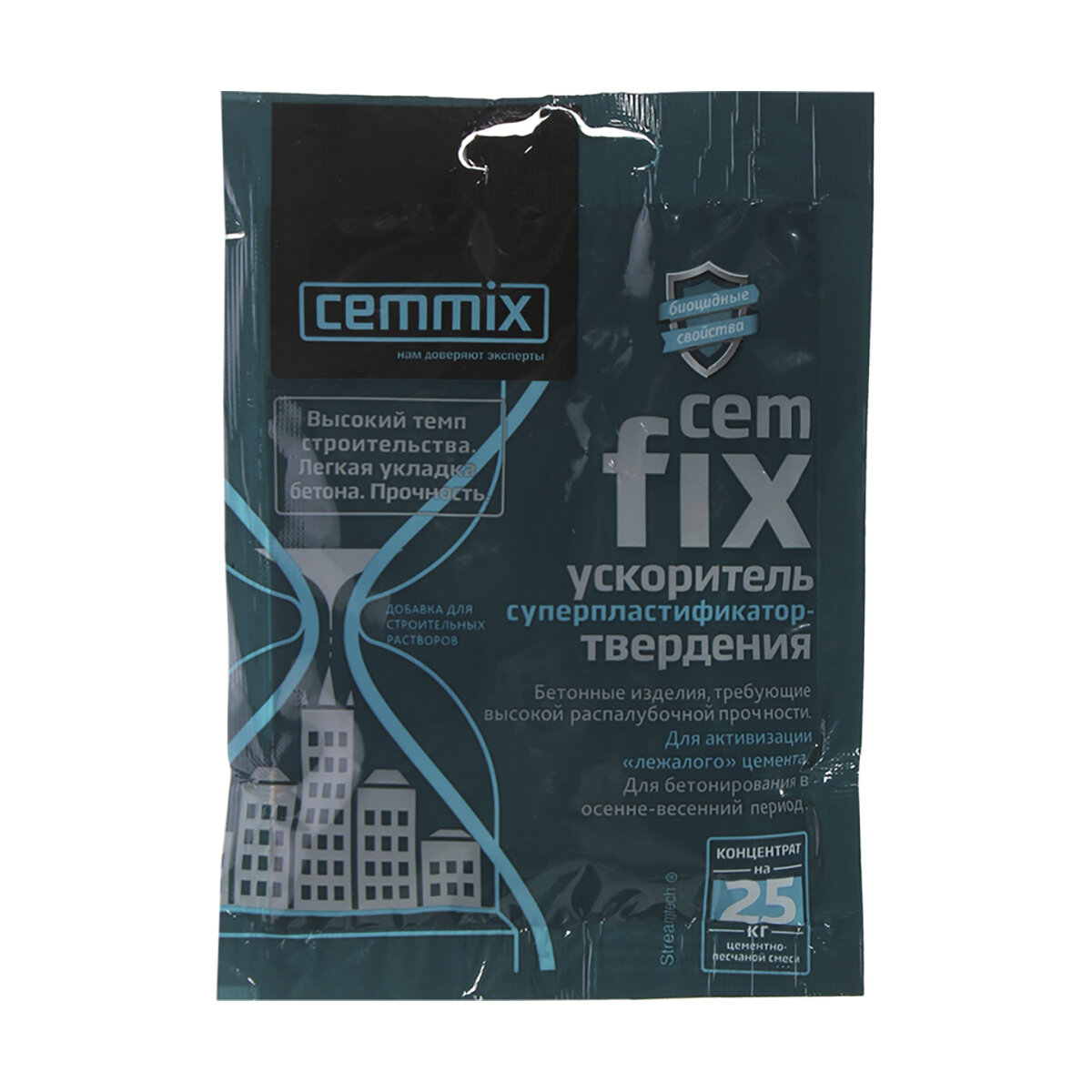 Ускоритель твердения Cemmix CemFix концентрат 50 мл