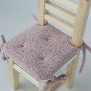Ортопедическая подушка на стул завязками детская квадратная