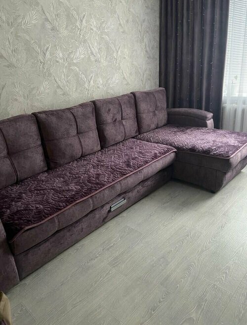 Накидка на диван и кресла, на угловой диван 90*150(2шт).