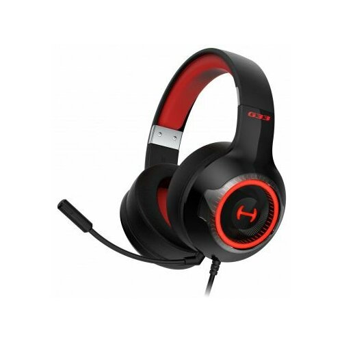 Наушники с микрофоном Edifier черныйкрасный 25м мониторные USB оголовье 384700₽