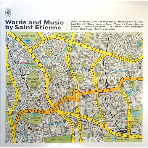 Виниловая пластинка Saint Etienne: Words and Music By Saint Etienne. 1 LP 5414939960802 виниловая пластинка saint etienne sound of water