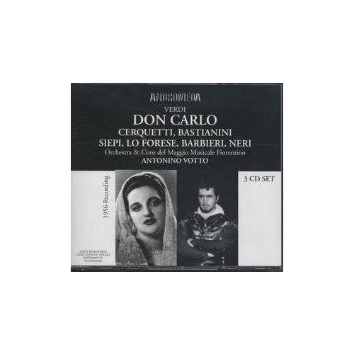 Audio CD Giuseppe Verdi (1813-1901) - Don Carlos (3 CD) audio cd giuseppe verdi 1813 1901 la traviata 1 cd