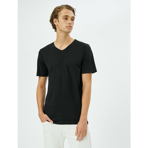 фото Футболка koton, размер xs, черный