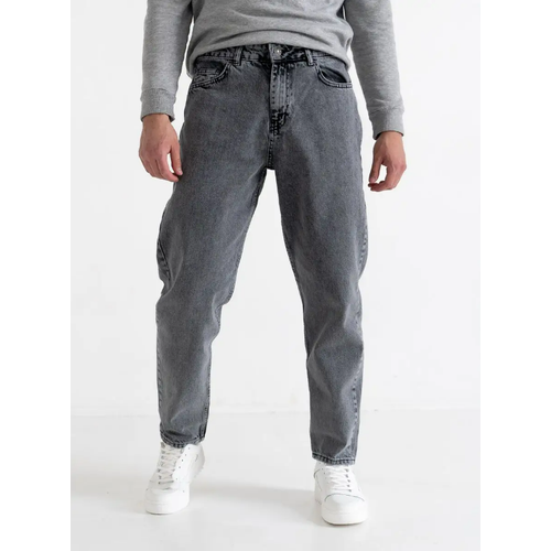 фото Джинсы , размер 29/ ru 44-46, серый турция