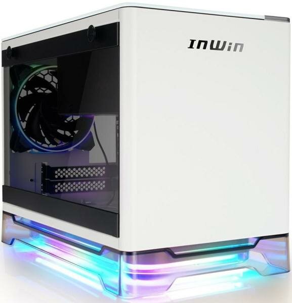 Корпус Inwin CF08A (A1PLUS) белый 650W miniITX 4x120mm 2xUSB3.0 audio