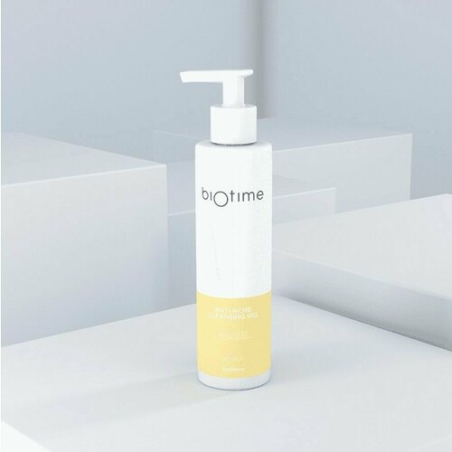 Очищающий гель против акне ANTI ACNE CLEANSING GEL BIOTIME, 200мл