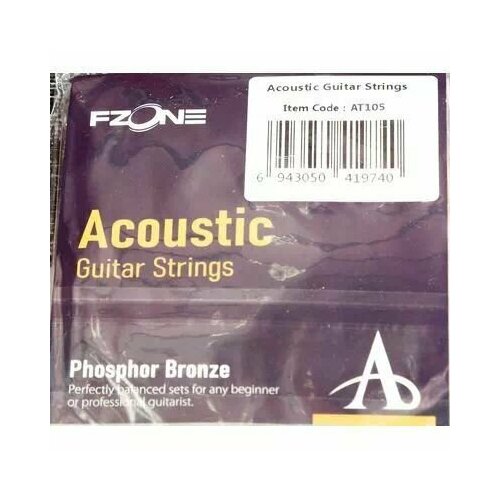 Струны для акустической гитары FZONE AT105
