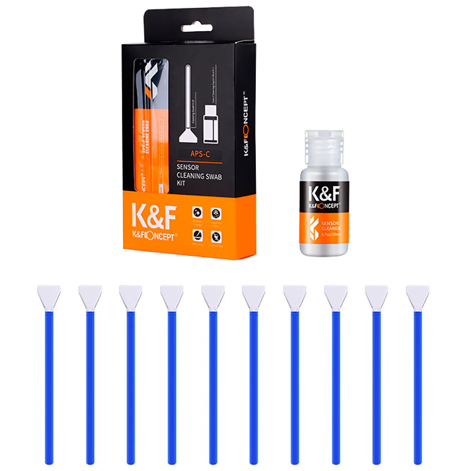 Набор для ухода за матрицей K&F Concept 16mm APS-C Sensor Cleaning Swab Kit SKU.1616