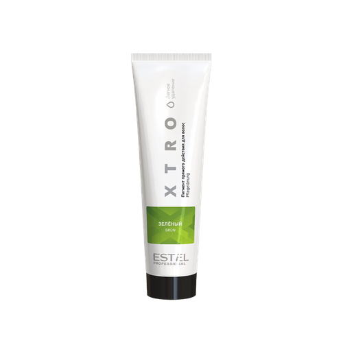 Estel Professional Пигмент прямого действия для волос XTRO WHITE Зеленый, 100 мл estel пигмент xtro white прямого действия желтый 100 мл