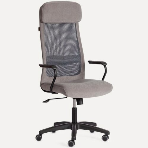 Изображение товара Кресло офисное Tetchair PROFIT (мп) флок/ткань, серый, 29/W-12