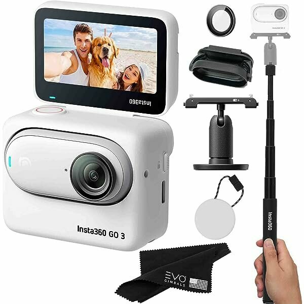 Экшн-камера Insta360 GO, Action Kit, 3.64 Гб белый