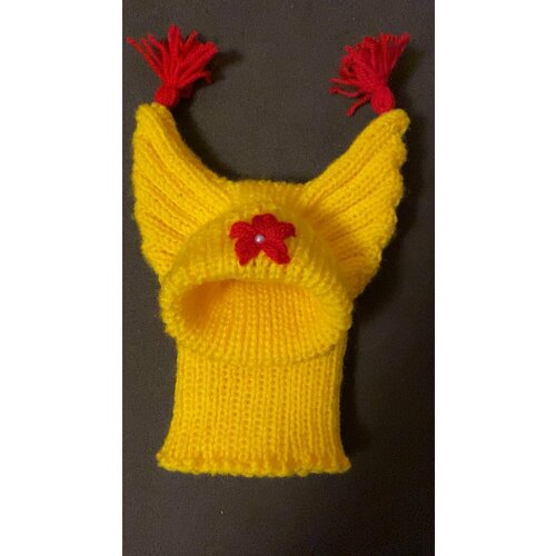 Шапка для собаки Желтая от бренда Ателье для собак 1249₽