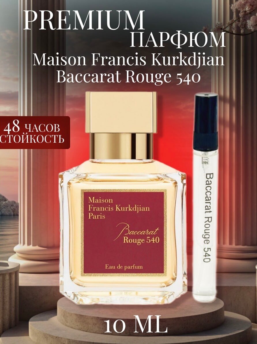 "Baccarat Rouge 540" - масляные духи по мотивам легендарного аромата 10мл