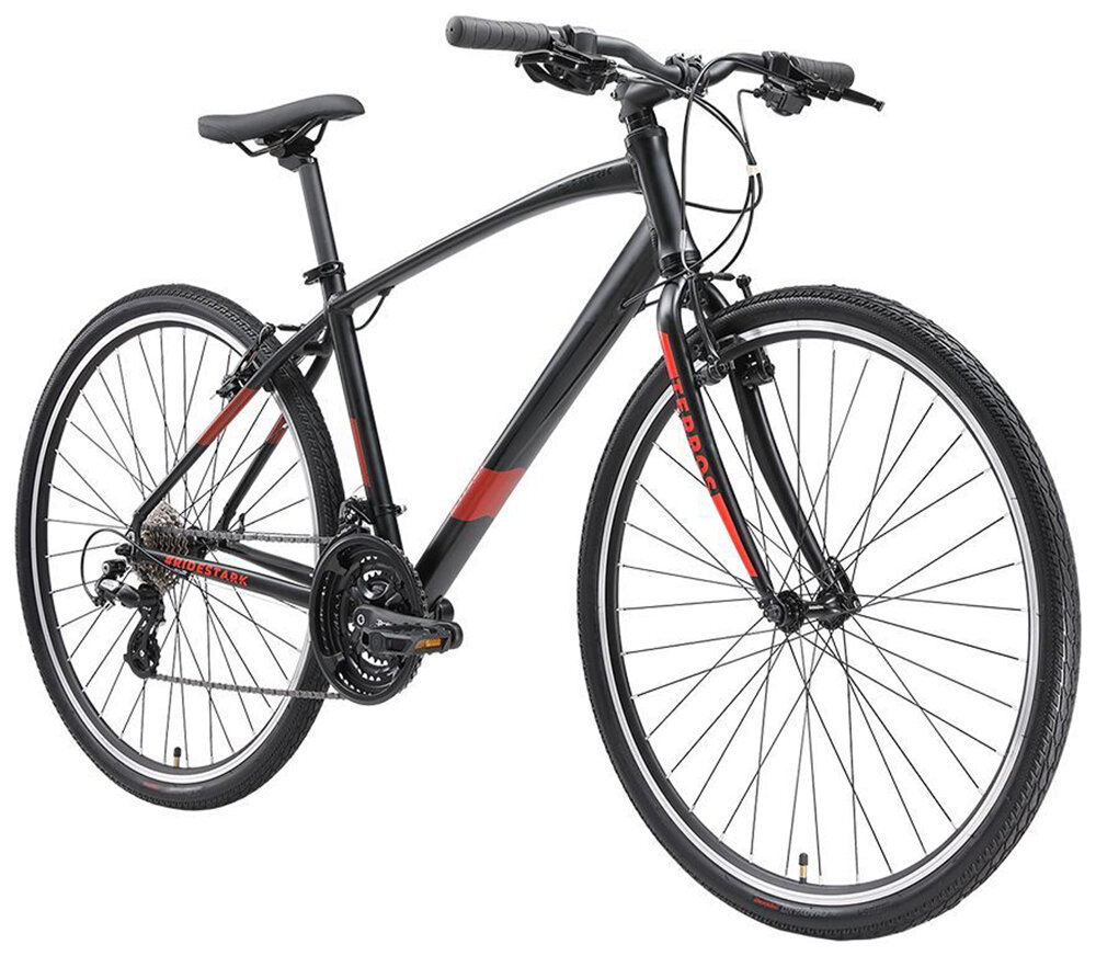фото Велосипед Stark 24 Terros 28.3 V, черный матовый металлик/оранжевый черный 20 (HQ-0014213)