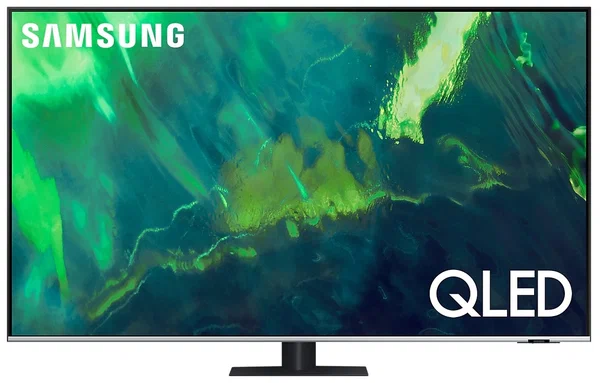 85" Телевизор Samsung QE85Q77AAU 2021, черный/серебристый