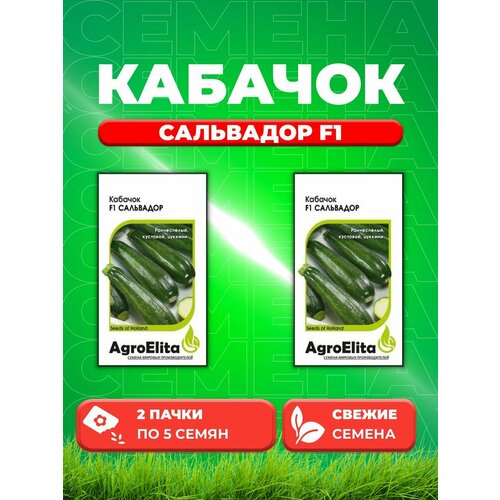 Кабачок Сальвадор F1, 5шт, AgroElita, Enza Zaden (2уп)