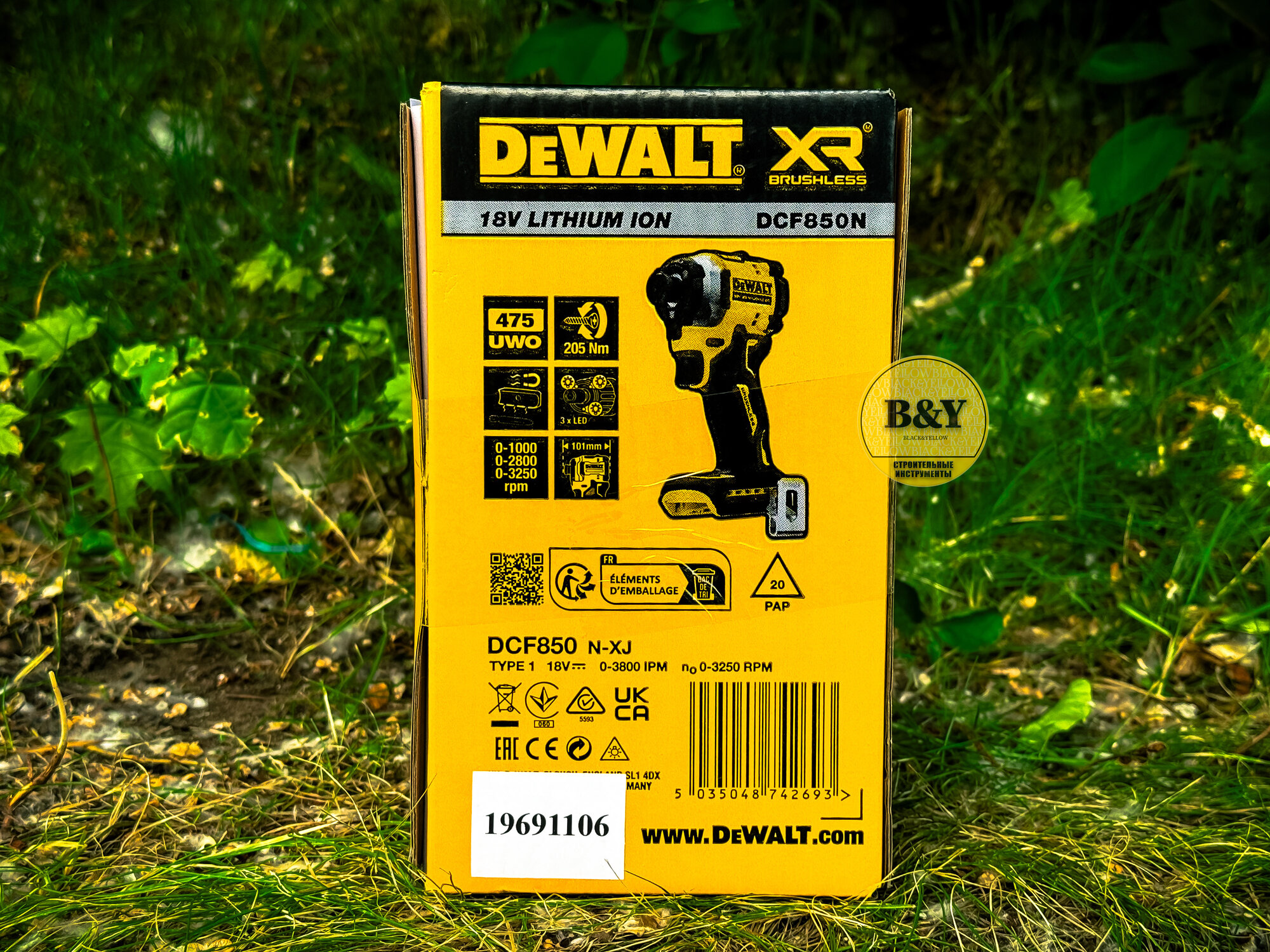 Аккумуляторный импульсивный шуруповерт (винтоверт) DeWalt DCF850N 18В — фото 1