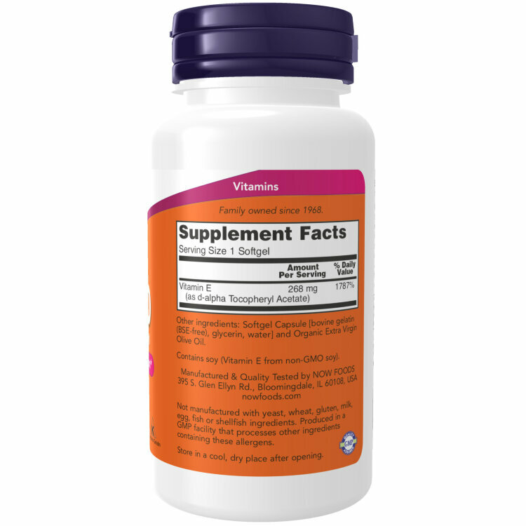 Картинки NOW E-400 with Mixed tocopherols 100 softgel / Нау Е-400 со смешанными токоферолами 100 софт