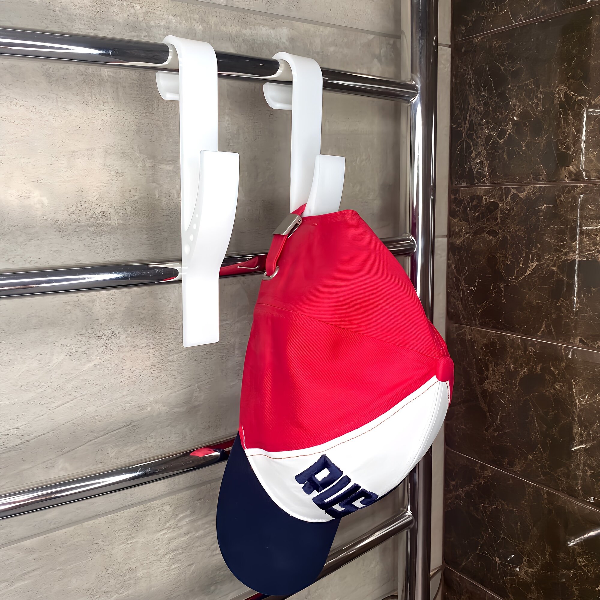 Крючок для ванной MAXI Белый DM PLAST 4шт. — фото 1