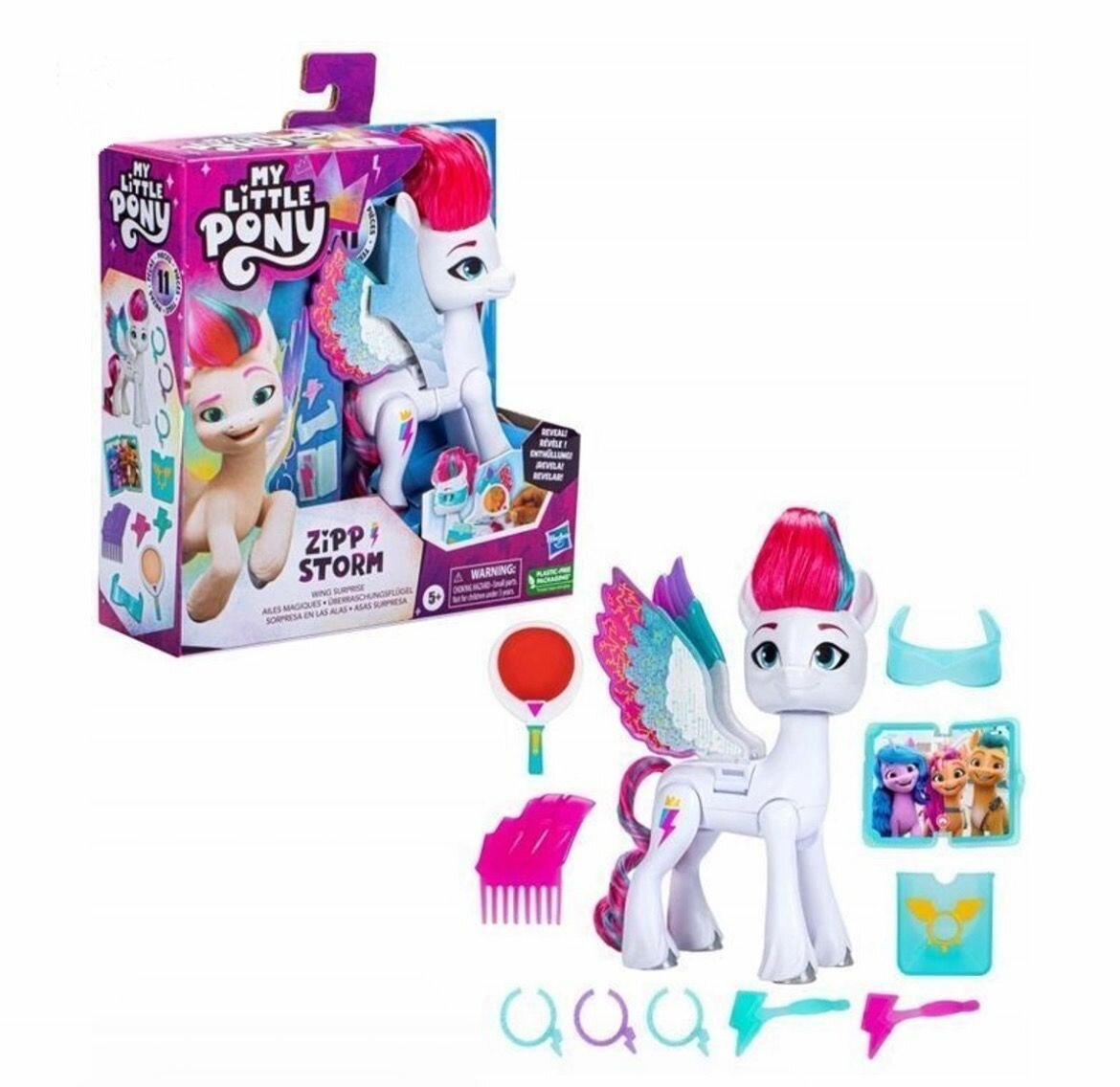 Фигурка My Little Pony - Пони с волшебными крыльями Zipp Storm F6446