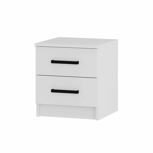 Тумба прикроватная Фьюжн ТБ-12 Белый БТСМебелони 2219₽