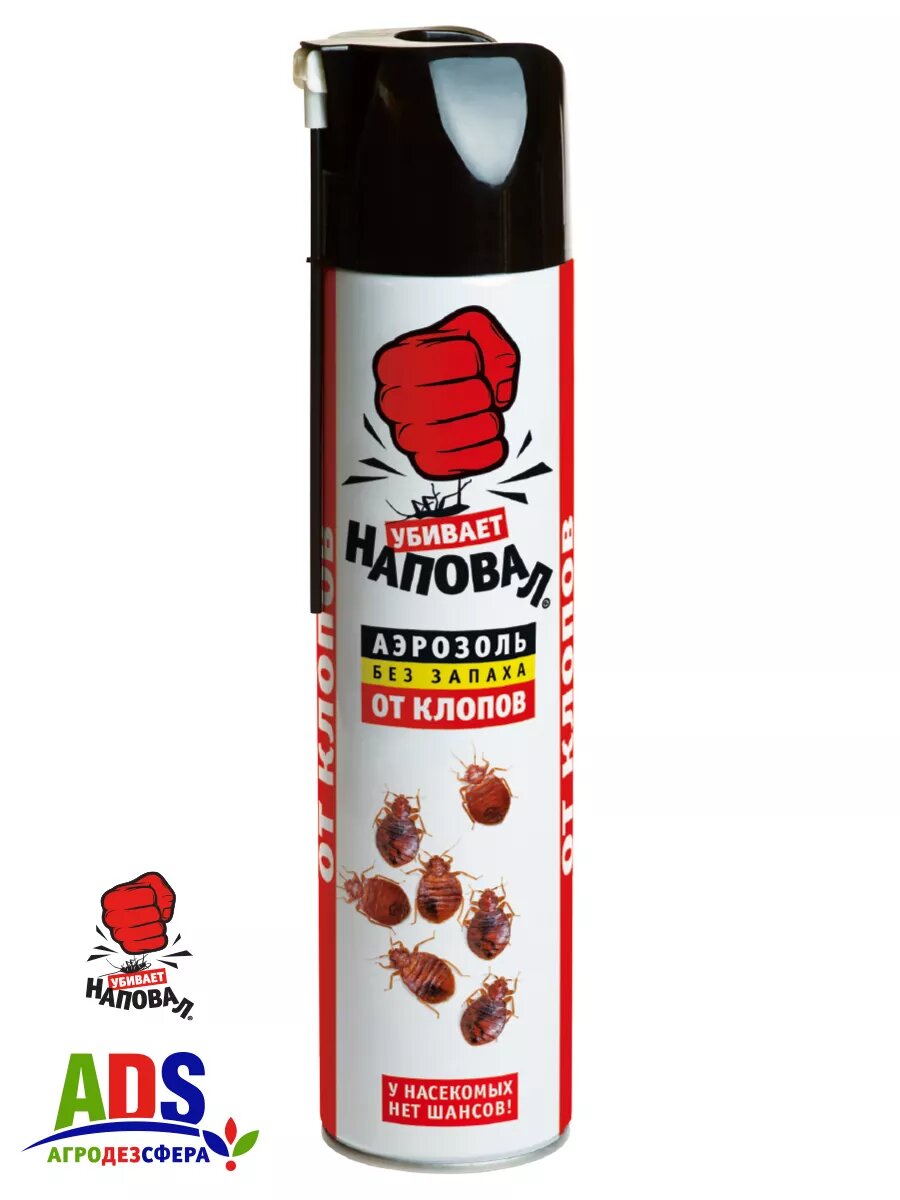 Аэрозоль "Наповал" от клопов, объём 600 мл — фото 1