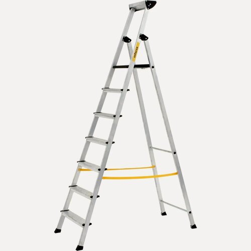 Изображение товара Inforce алюминиевая стремянка с алюминиевым лотком 7 ступеней СП-01-07