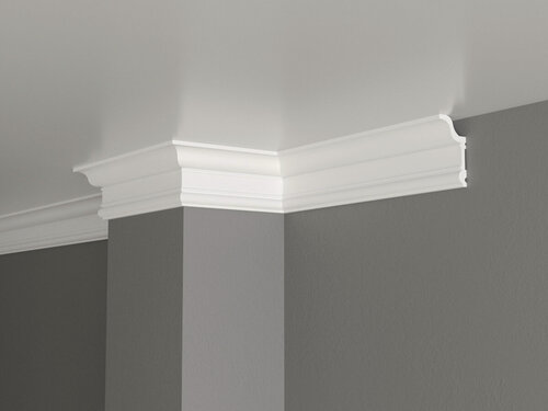 Изображение товара Плинтус потолочный дюрополимер Decor-Dizayn (Декор-Дизайн), 100x50x2000мм, DD503