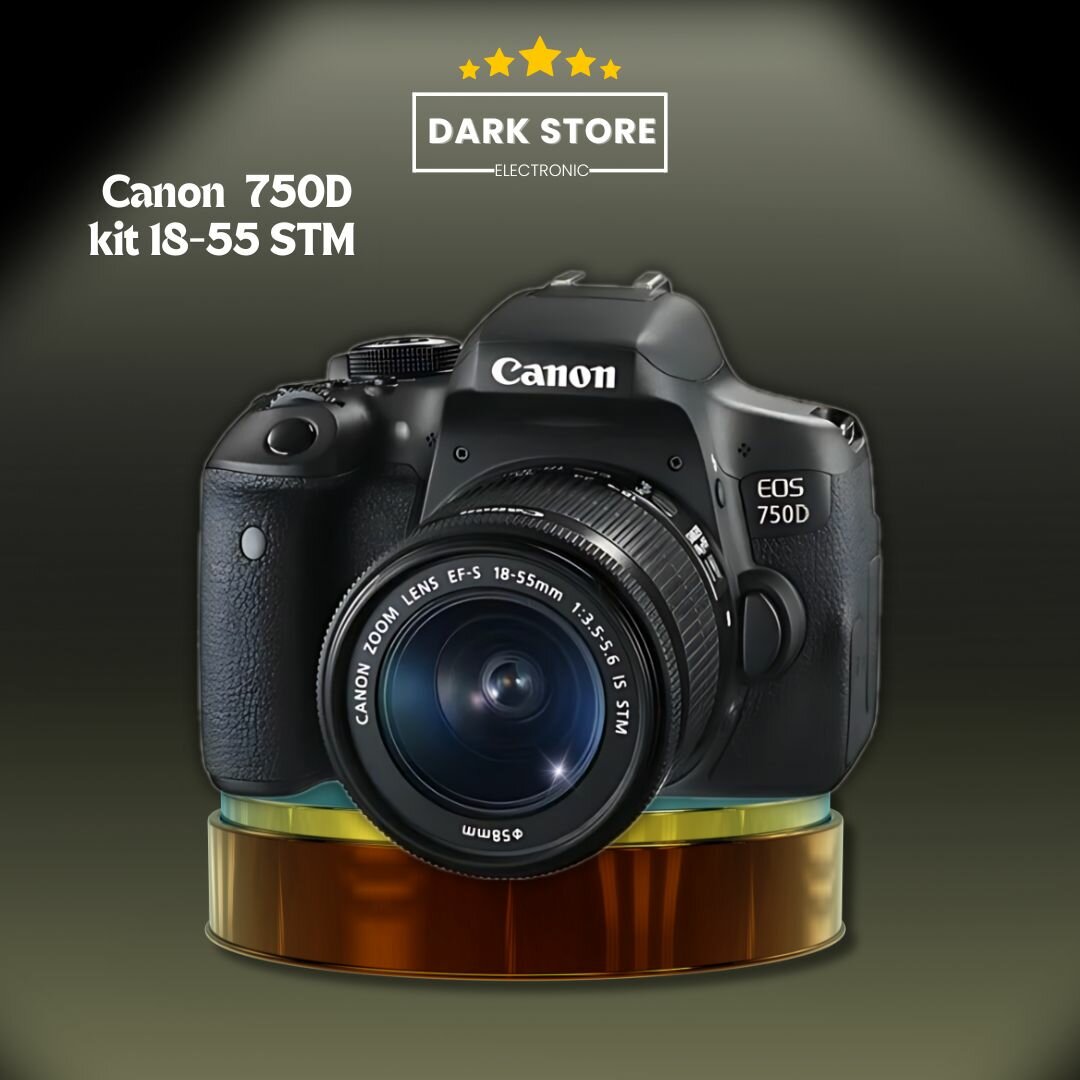 Фотоаппарат Canon 750D kit 18-55 STM