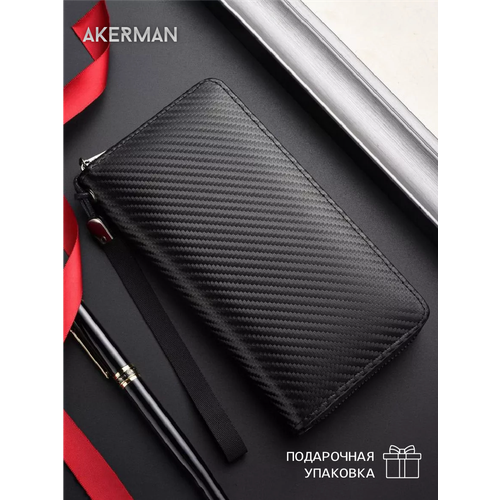 Кошелек AKERMAN, черный