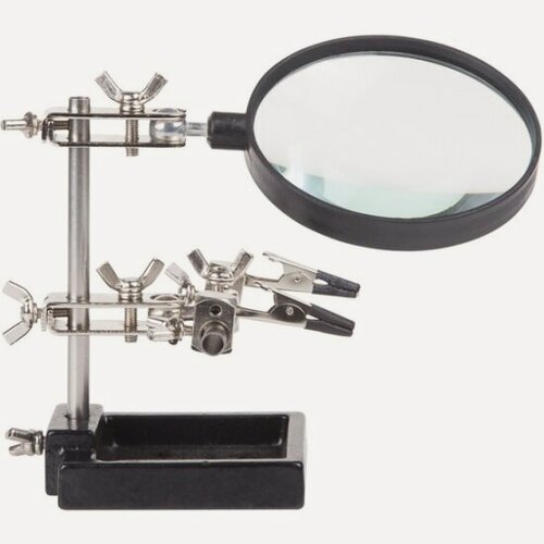 Изображение товара Держатель с лупой "третья рука" Rexant 12-0254 (ZD-10H)