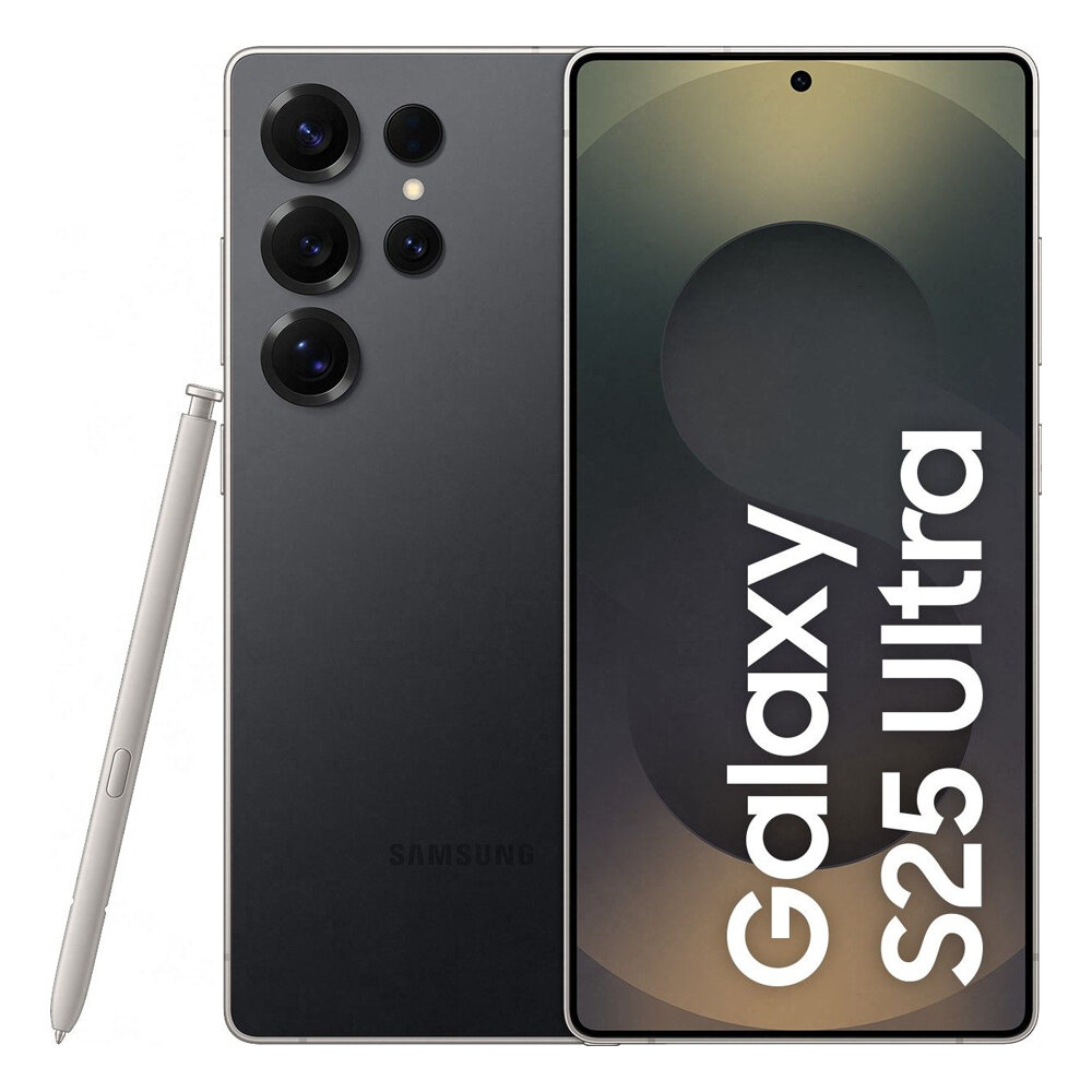 Смартфон Samsung Galaxy S25 Ultra 12/256 ГБ, Dual nano SIM, Titanium Black (SM-S9380)