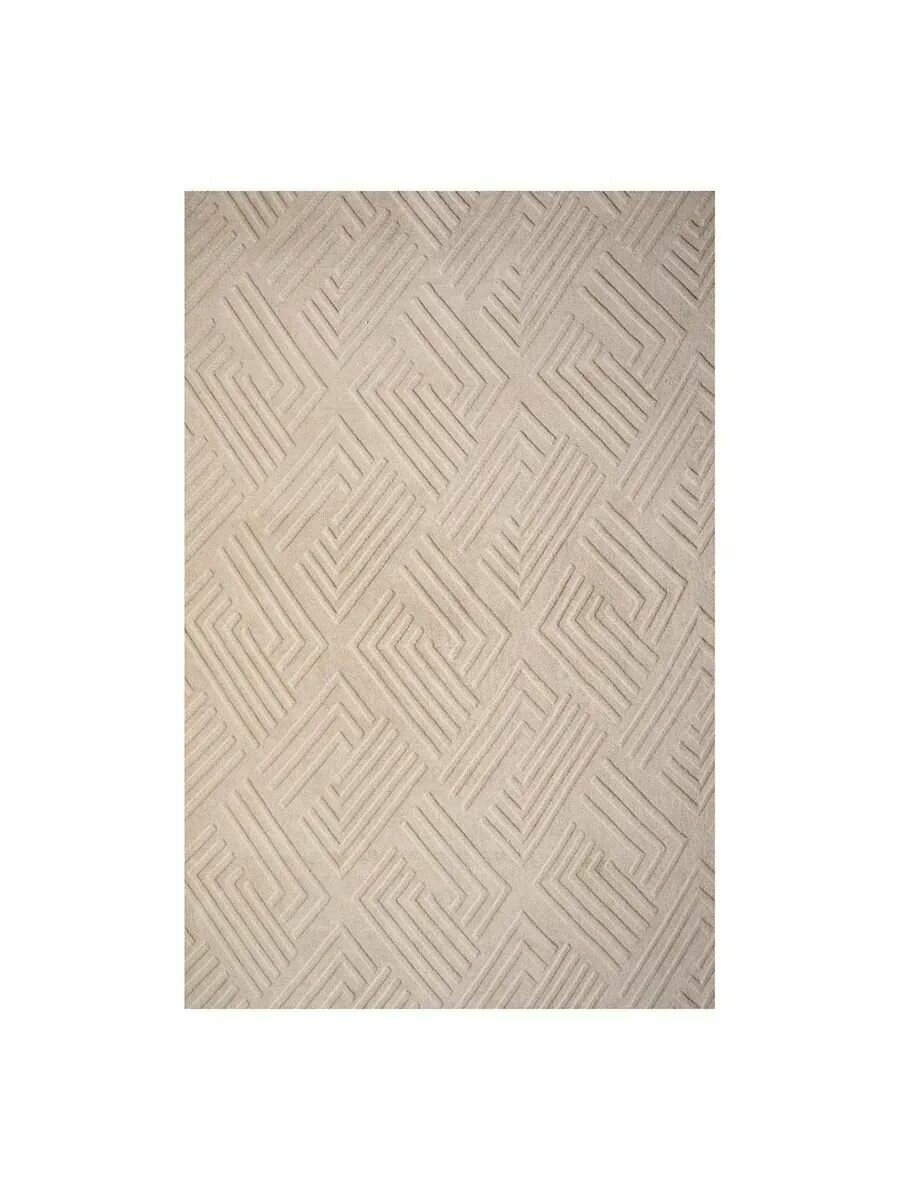 Ковер Plato Hali Oppo 2x2.9м 1010 Dark Beige полиэстер/джут