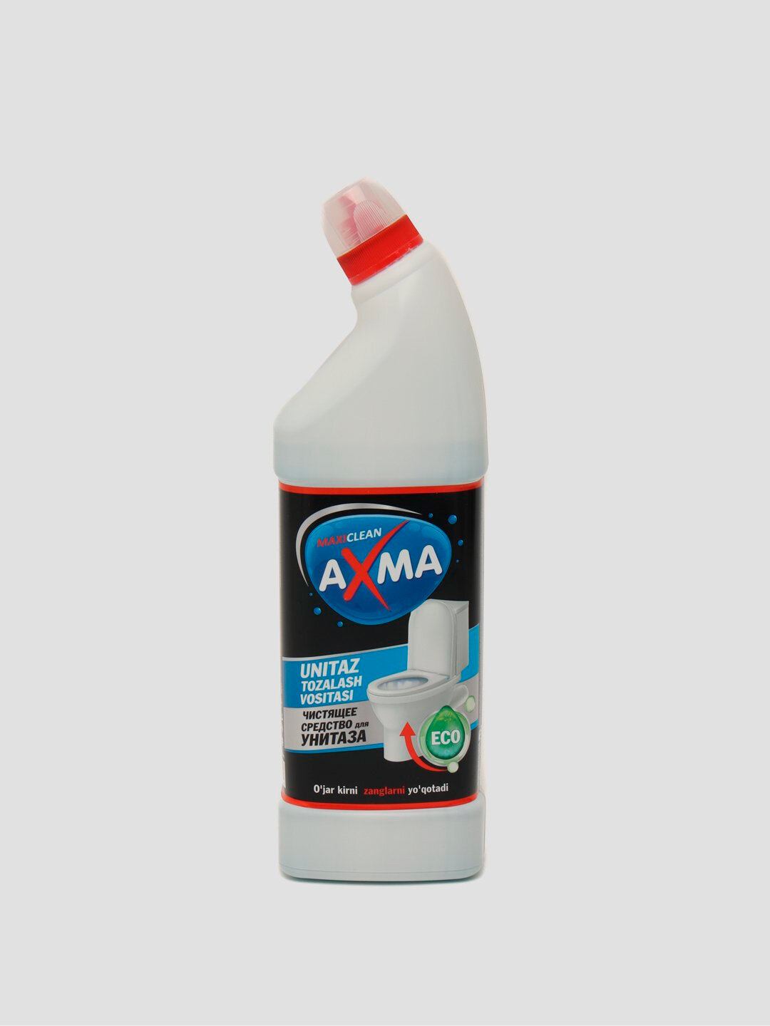 Чистящее средство Axma Maxiclean для унитаза, антибактериальное, гель, 1000г — фото 1