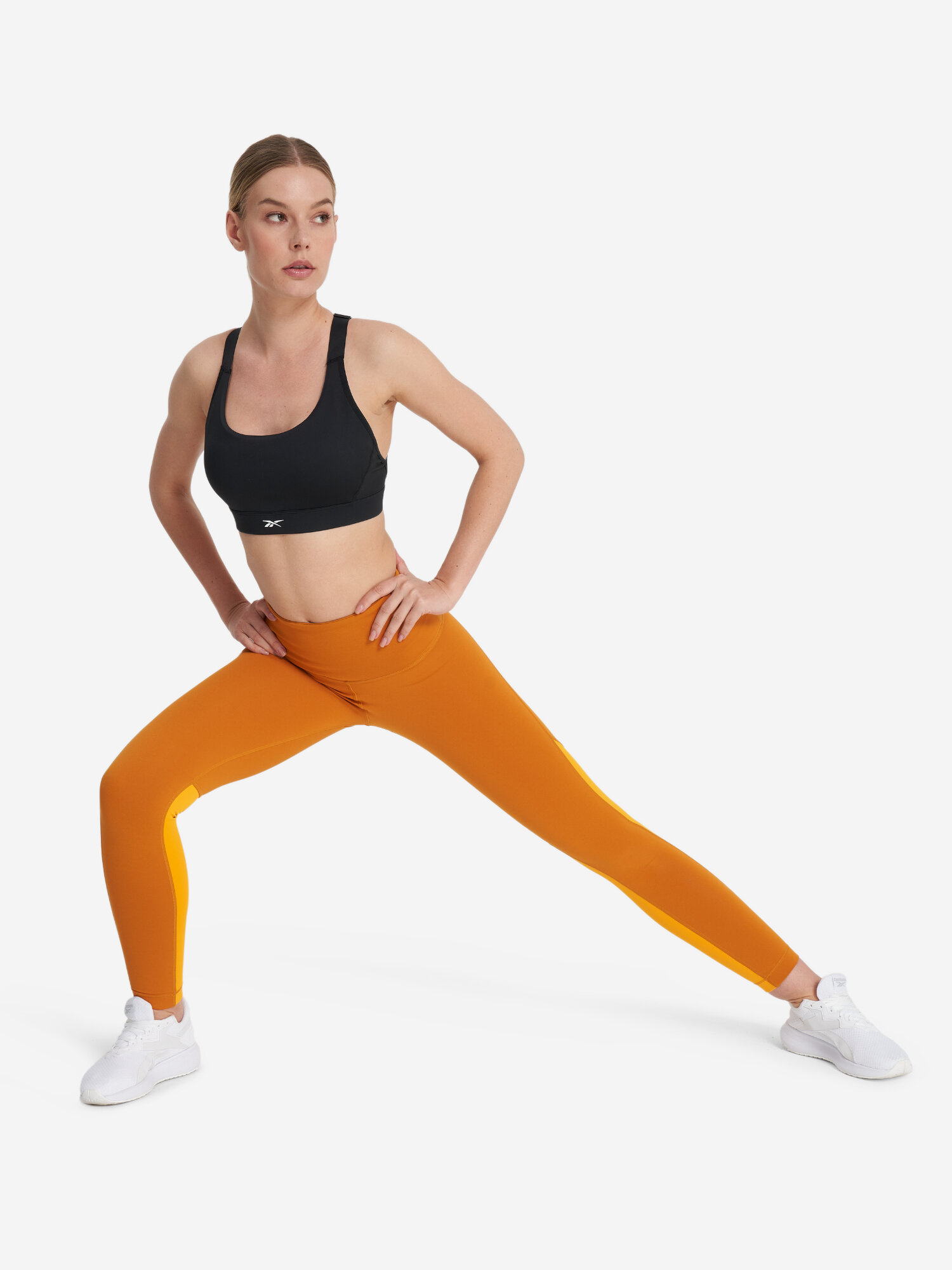 Топ спортивный Reebok, размер M, черный — фото 1