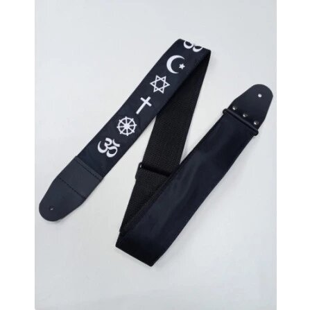Ремень для гитары MEZZO MZ-RGE-7-1ApSymbolsBk