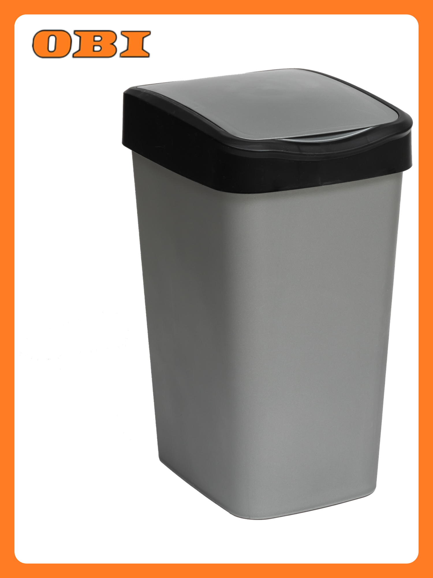 Ведро для мусора с подвижной крышкой 